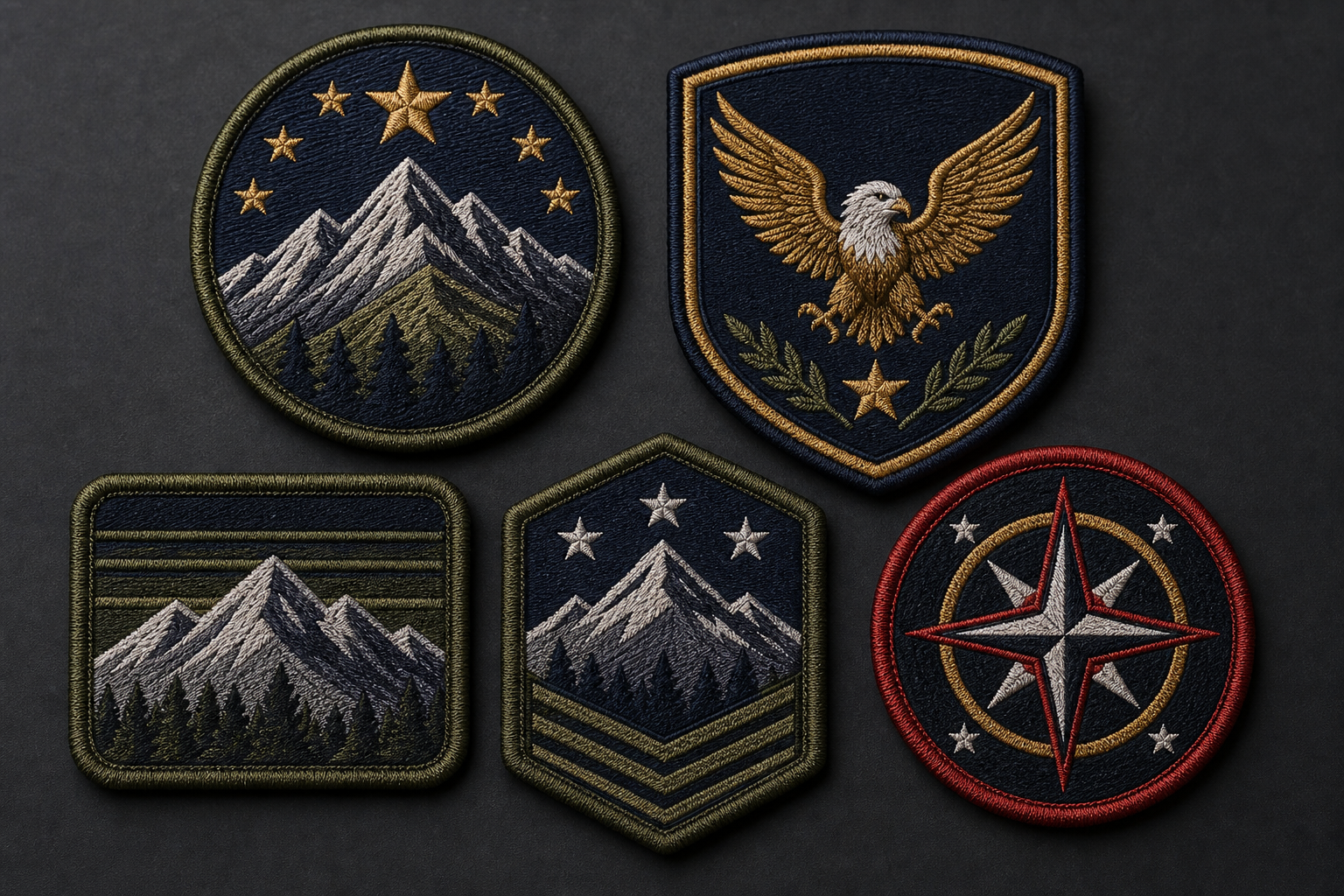 Custom embroidered patches by Anatar